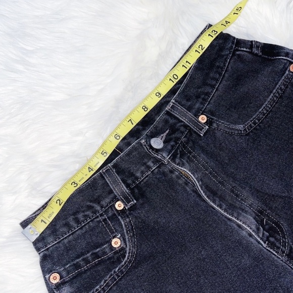 Levi's 550 Faded Black Vintage Straight Leg Jean 30/27" - Picture 9 of 12